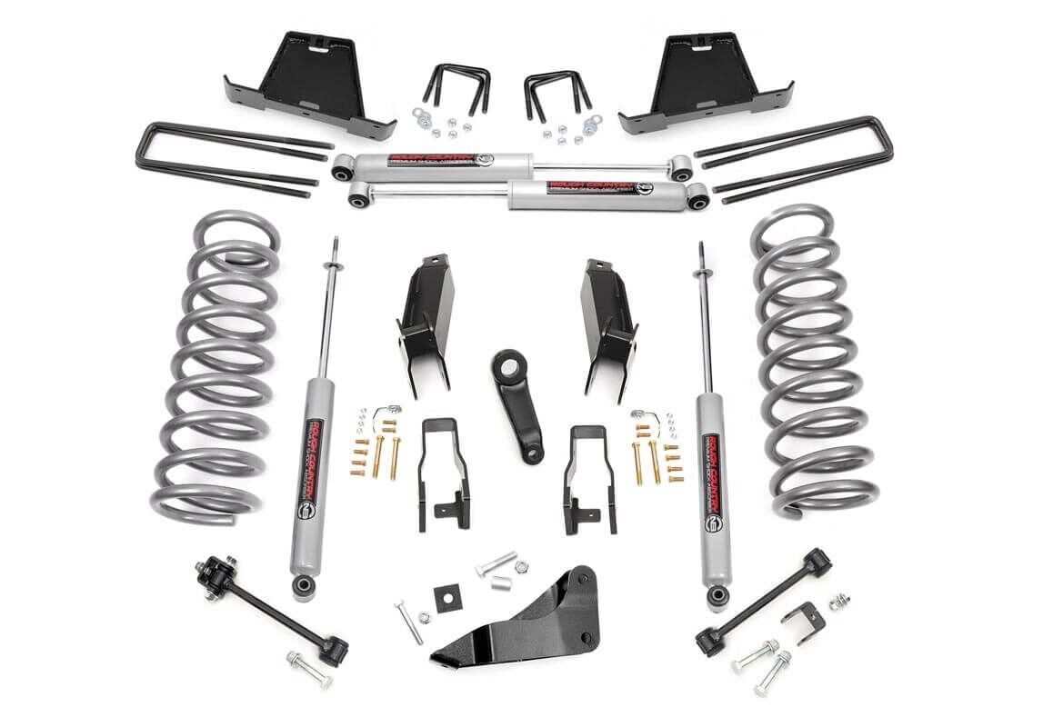 Dodge Ram 3500 Suspension Lift Kit - Rough Country - 5 Inch Lift Kit | Diesel | N3 Shock Absorbers - 2008